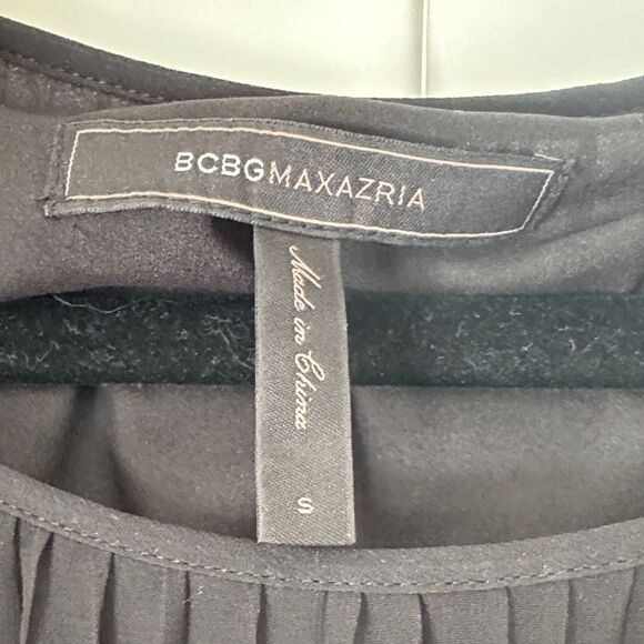 BCBGMaxAzria Black and Silver Midi Dress - Picture 2 of 4